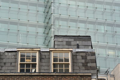 The contrast of old and new buildings