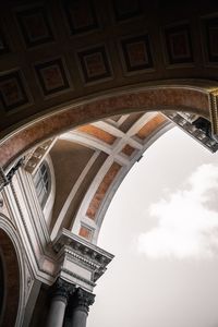 Low angle view of historical building against sky