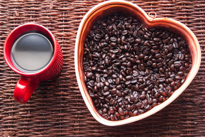 Close-up of coffee beans