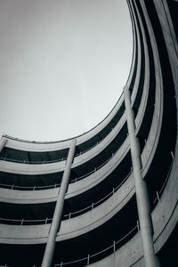 Low angle view of building against clear sky