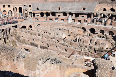 View of old ruin building