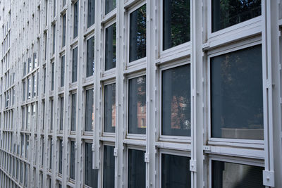 Full frame shot of glass building