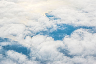 Low angle view of clouds in sky