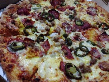 Close-up of pizza
