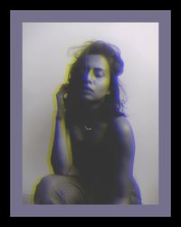 Portrait of a beautiful young woman