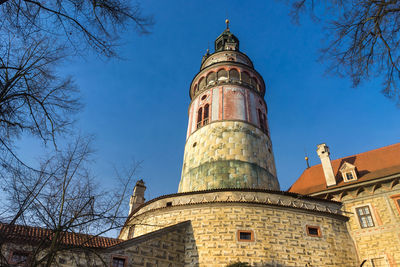 Cesky krumlov castle in czech republic