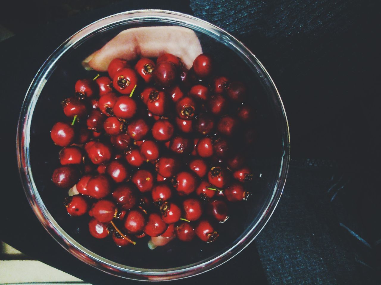 red, food and drink, food, fruit, freshness, healthy eating, indoors, bowl, strawberry, close-up, still life, berry fruit, cherry, high angle view, ripe, juicy, raspberry, table, large group of objects, healthy lifestyle