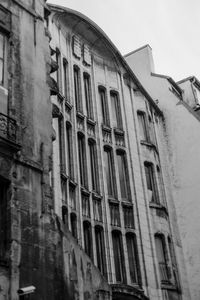 Low angle view of building against sky