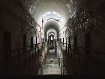 Interior of tunnel