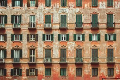 Full frame shot of residential building