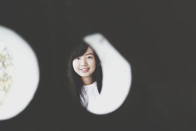 Portrait of young woman