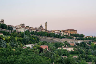 Ancient part of the city of bergamo