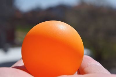 Close-up of cropped hand