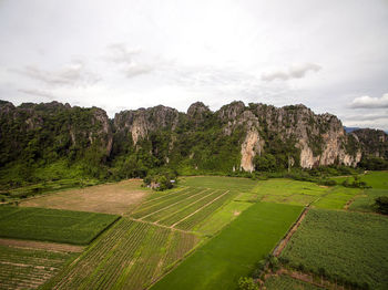 Scenic view of landscape against sky