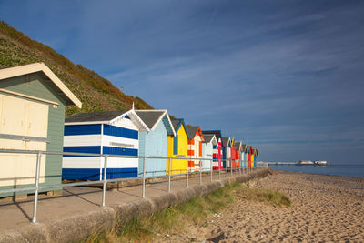 View of beach against sky