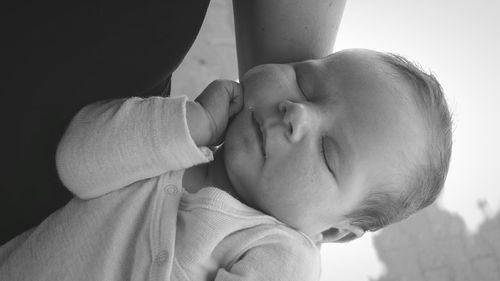 Portrait of cute baby boy