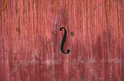 Full frame shot of rusty metal door