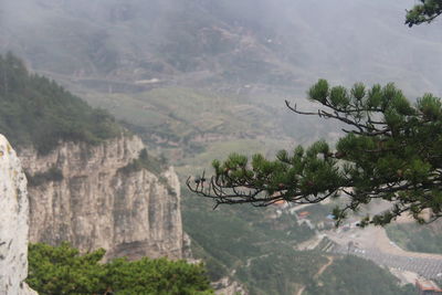 Scenic view of mountains