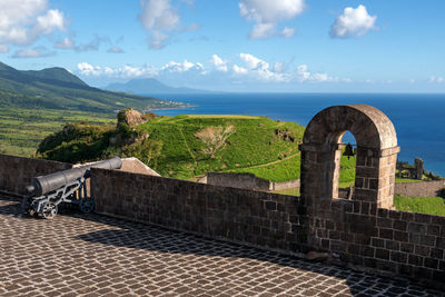 Scenic view of castle against sky