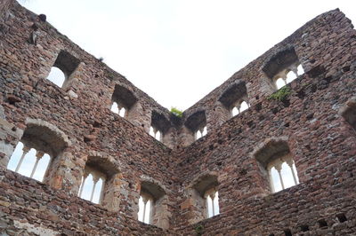 Low angle view of old building