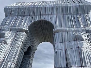 Low angle view of modern building