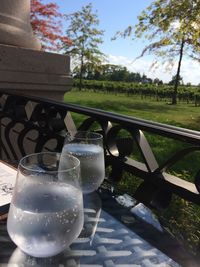 Close-up of drink on table