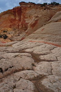 Full frame shot of rock formations