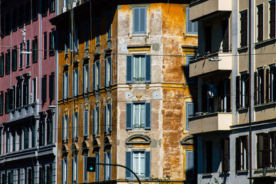 Low angle view of building in city