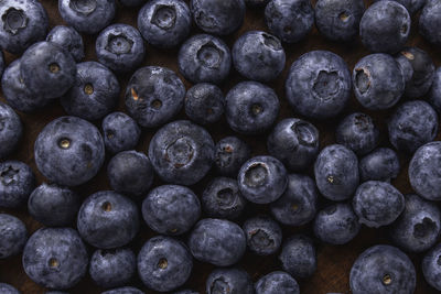 Full frame shot of blueberries