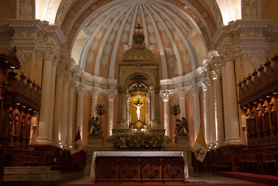 Interiors of a church