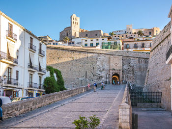 View of buildings in city