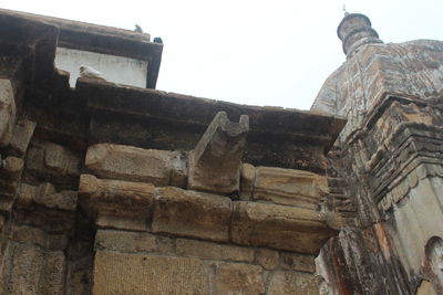 Low angle view of old building