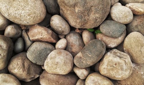 Full frame shot of pebbles