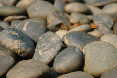 Full frame shot of pebbles