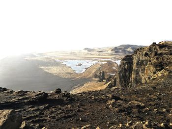 Scenic view of mountain against sky