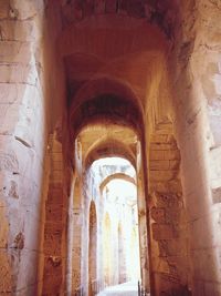 Low angle view of historical building