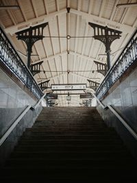 Low angle view of staircase