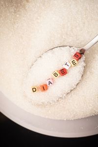 High angle view of text on white background