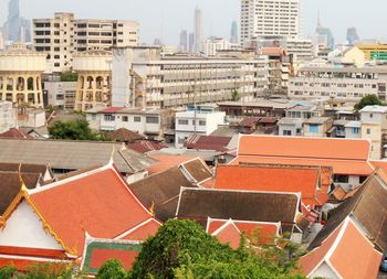 Buildings in city