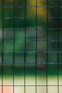 Full frame shot of illuminated fence
