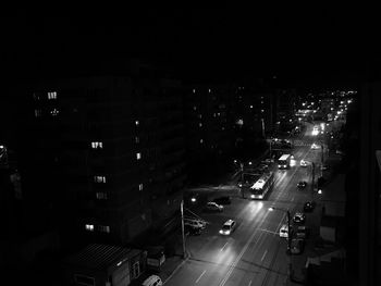 City street at night