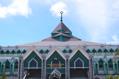 Low angle view of building against sky