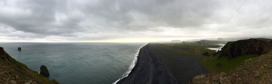 Panoramic view of sea against sky