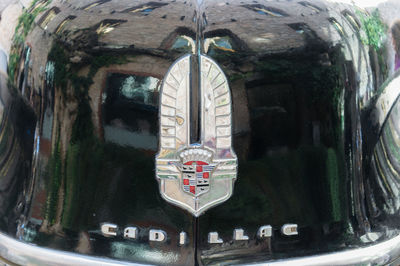 Close-up of vintage car