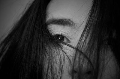 Close-up of woman