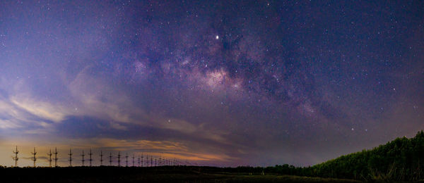 Milkyway., scenic view of star field against sky at night