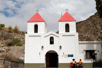 Exterior of church against sky