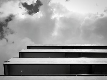 Low angle view of building against sky