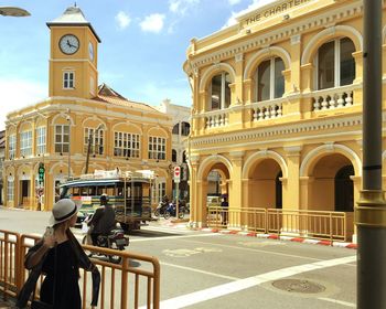 View of buildings in city