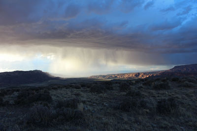 Panoramic view of landscape against sky